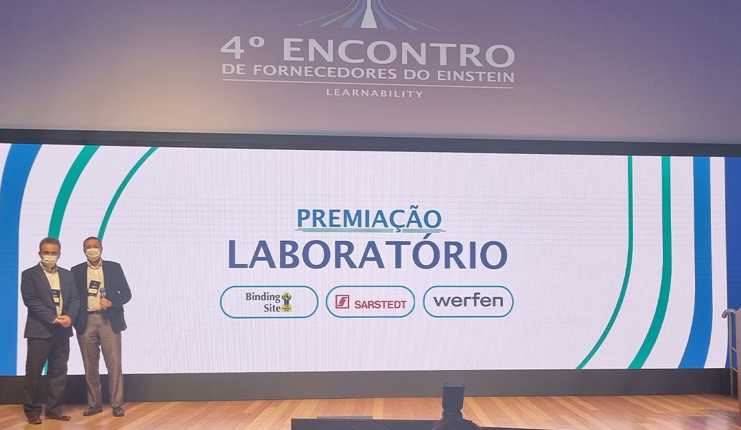 Binding Site Brasil está entre as três melhores empresas fornecedoras de insumos para laboratório do Hospital Albert Einstein